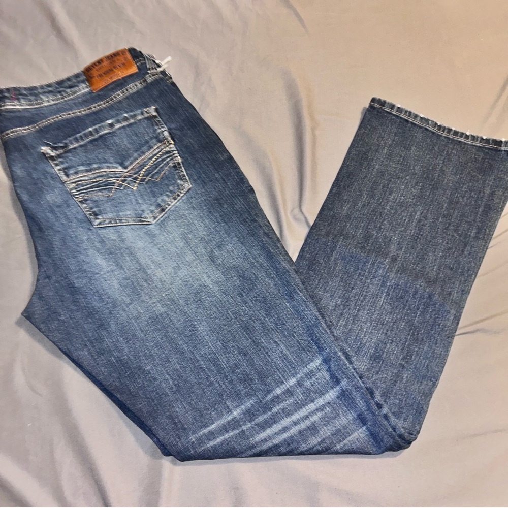 Seven7 Women's Blue Boot Cut Jeans